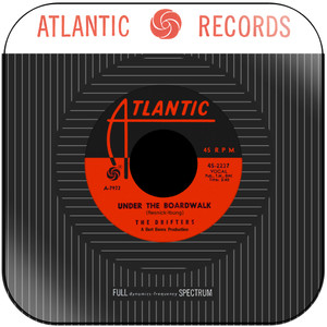 The Drifters Under The Boardwalk Album Cover Sticker The Drifters Under The Boardwalk Album Cover Sticker