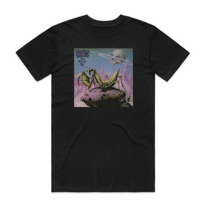 Praying Mantis Time Tells No Lies Album Cover T-Shirt Black Praying Mantis Time Tells No Lies Album Cover T-Shirt Black