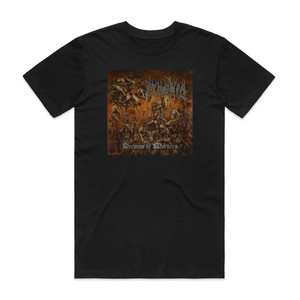 Pyrexia Sermon Of Mockery Album Cover T-Shirt Black Pyrexia Sermon Of Mockery Album Cover T-Shirt Black