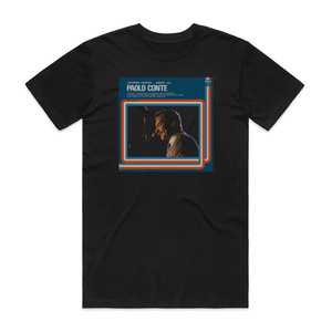 Paolo Conte Suonare Danzareamare Album Cover T-Shirt Black Paolo Conte Suonare Danzareamare Album Cover T-Shirt Black