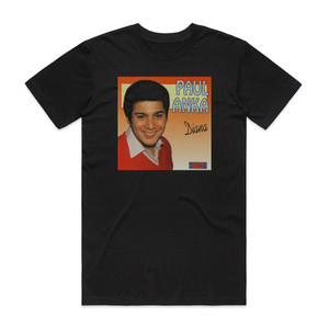 Paul Anka Remember Diana Album Cover T-Shirt Black Paul Anka Remember Diana Album Cover T-Shirt Black