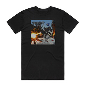 Paganizer Scandinavian Warmachine Album Cover T-Shirt Black
