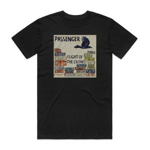 Passenger Flight Of The Crow Album Cover T-Shirt Black