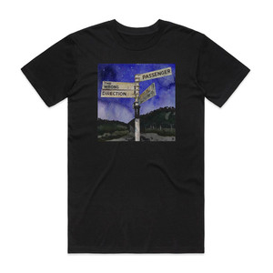 Passenger The Wrong Direction Album Cover T-Shirt Black