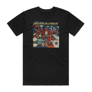 Pato Fu No Pare Pra Pensar Album Cover T-Shirt Black Pato Fu No Pare Pra Pensar Album Cover T-Shirt Black