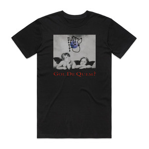 Pato Fu Gol De Quem Album Cover T-Shirt Black Pato Fu Gol De Quem Album Cover T-Shirt Black