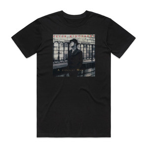 Peter Kingsbery A Different Man Album Cover T-Shirt Black Peter Kingsbery A Different Man Album Cover T-Shirt Black