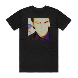 Paul Young From Time To Time The Singles Collection Album Cover T-Shirt Black