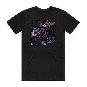 Pat Travers Band Live At The Iridium Nyc Album Cover T-Shirt Black Pat Travers Band Live At The Iridium Nyc Album Cover T-Shirt Black