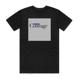 Peter Gabriel Courage Album Cover T-Shirt Black Peter Gabriel Courage Album Cover T-Shirt Black