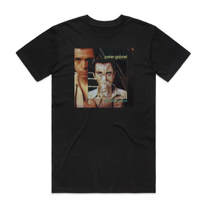Peter Gabriel No Self Control Album Cover T-Shirt Black Peter Gabriel No Self Control Album Cover T-Shirt Black