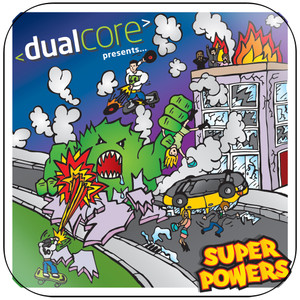 Dual Core Super Powers Album Cover Sticker Dual Core Super Powers Album Cover Sticker