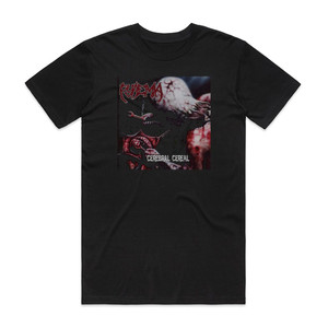 Pyaemia Cerebral Cereal Album Cover T-Shirt Black Pyaemia Cerebral Cereal Album Cover T-Shirt Black