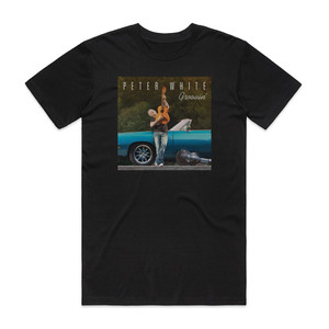Peter White Groovin Album Cover T-Shirt Black Peter White Groovin Album Cover T-Shirt Black