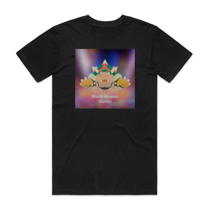Qumu World Bowser From Super Mario 3D World Album Cover T-Shirt Black