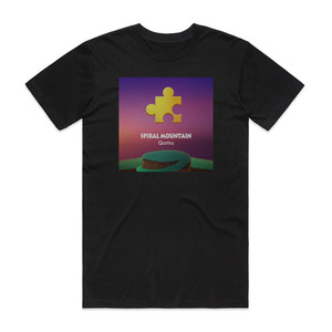 Qumu Spiral Mountain Album Cover T-Shirt Black Qumu Spiral Mountain Album Cover T-Shirt Black