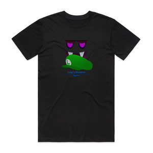 Qumu Luigis Mansion Album Cover T-Shirt Black Qumu Luigis Mansion Album Cover T-Shirt Black