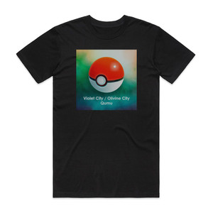 Qumu Violet City Olivine City Album Cover T-Shirt Black Qumu Violet City Olivine City Album Cover T-Shirt Black