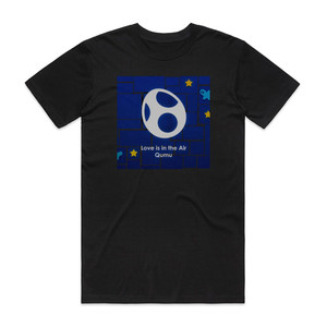 Qumu Love Is In The Air From Yoshis Story Album Cover T-Shirt Black Qumu Love Is In The Air From Yoshis Story Album Cover T-Shirt Black