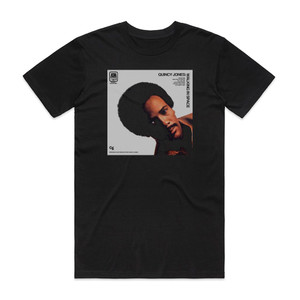 Quincy Jones Walking In Space Album Cover T-Shirt Black Quincy Jones Walking In Space Album Cover T-Shirt Black