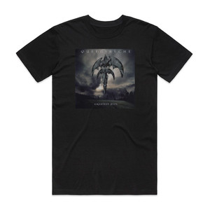 Queensryche Greatest Hits Album Cover T-Shirt Black Queensryche Greatest Hits Album Cover T-Shirt Black