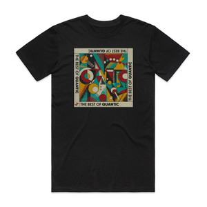 Quantic The Best Of Quantic Album Cover T-Shirt Black Quantic The Best Of Quantic Album Cover T-Shirt Black
