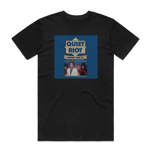 Quiet Riot Winners Take All 1 Album Cover T-Shirt Black Quiet Riot Winners Take All 1 Album Cover T-Shirt Black