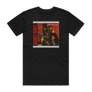 Quiet Riot Itchycoo Park Album Cover T-Shirt Black Quiet Riot Itchycoo Park Album Cover T-Shirt Black