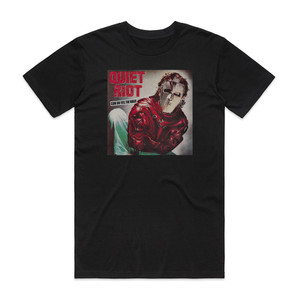 Quiet Riot Cum On Feel The Noize 2 Album Cover T-Shirt Black Quiet Riot Cum On Feel The Noize 2 Album Cover T-Shirt Black
