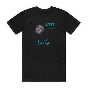 Sibbe fra Sandnes Laila Album Cover T-Shirt Black Sibbe fra Sandnes Laila Album Cover T-Shirt Black