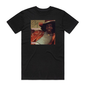 Sly and The Family Stone Back On The Right Track Album Cover T-Shirt Black Sly and The Family Stone Back On The Right Track Album Cover T-Shirt Black