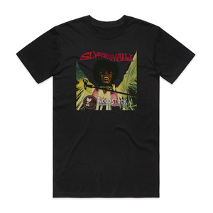 Sly and The Family Stone The Woodstock Experience 1 Album Cover T-Shirt Black