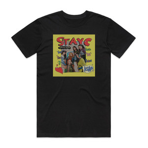 STAYC Staydom Album Cover T-Shirt Black STAYC Staydom Album Cover T-Shirt Black