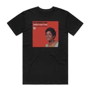 Shirley Scott For Members Only 1 Album Cover T-Shirt Black Shirley Scott For Members Only 1 Album Cover T-Shirt Black