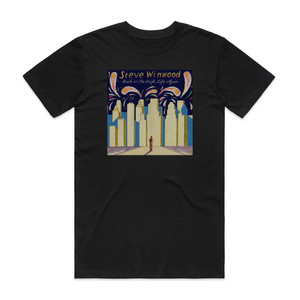 Steve Winwood Back In The High Life Again Album Cover T-Shirt Black Steve Winwood Back In The High Life Again Album Cover T-Shirt Black