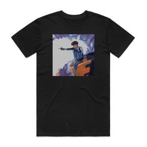 Shiro Sagisu Refrain Of Evangelion 3 Album Cover T-Shirt Black Shiro Sagisu Refrain Of Evangelion 3 Album Cover T-Shirt Black