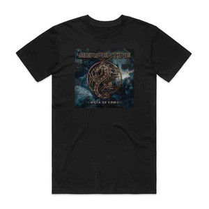 Serpentine Circle Of Knives Album Cover T-Shirt Black Serpentine Circle Of Knives Album Cover T-Shirt Black
