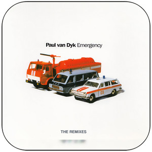 Paul van Dyk Emergency The Remixes Album Cover Sticker Paul van Dyk Emergency The Remixes Album Cover Sticker