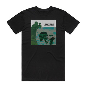 Section 8 Throw A Spanner Into The Works Album Cover T-Shirt Black Section 8 Throw A Spanner Into The Works Album Cover T-Shirt Black