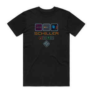 Schiller 3 Cd Box Album Cover T-Shirt Black Schiller 3 Cd Box Album Cover T-Shirt Black