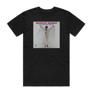 Shirley Bassey Does Anybody Miss Me Album Cover T-Shirt Black Shirley Bassey Does Anybody Miss Me Album Cover T-Shirt Black