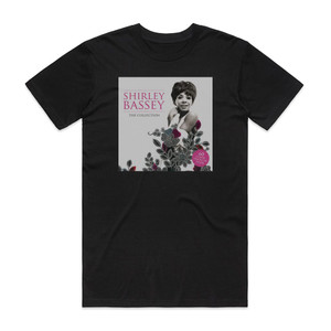 Shirley Bassey Four Decades Of Song Album Cover T-Shirt Black Shirley Bassey Four Decades Of Song Album Cover T-Shirt Black