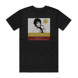 Shirley Bassey The Best Of Shirley Bassey 1 Album Cover T-Shirt Black