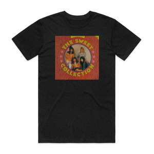 Sweet The Collection Album Cover T-Shirt Black Sweet The Collection Album Cover T-Shirt Black
