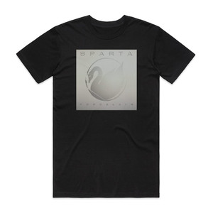 Sparta Porcelain Album Cover T-Shirt Black Sparta Porcelain Album Cover T-Shirt Black