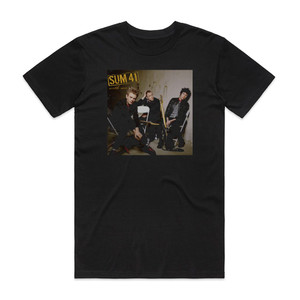 Sum 41 With Me Album Cover T-Shirt Black Sum 41 With Me Album Cover T-Shirt Black