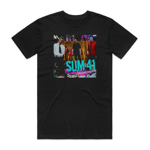 Sum 41 Walking Disaster 1 Album Cover T-Shirt Black Sum 41 Walking Disaster 1 Album Cover T-Shirt Black
