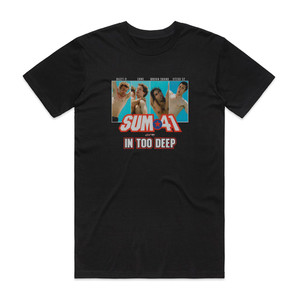 Sum 41 In Too Deep 2 Album Cover T-Shirt Black