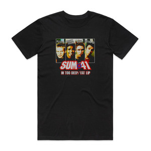 Sum 41 In Too Deep 3 Album Cover T-Shirt Black