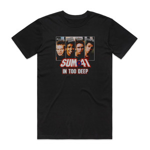 Sum 41 In Too Deep Album Cover T-Shirt Black